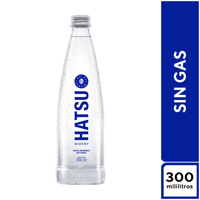 Imagen de Agua hatsu mineral sin gas 300 ml